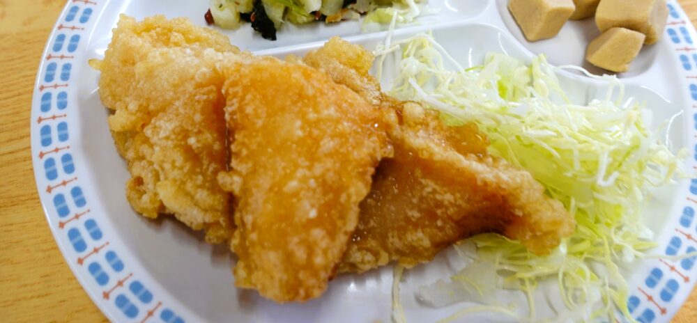 【JSCめし】ふわふわの白身魚が美味！　白身魚の竜田揚げ